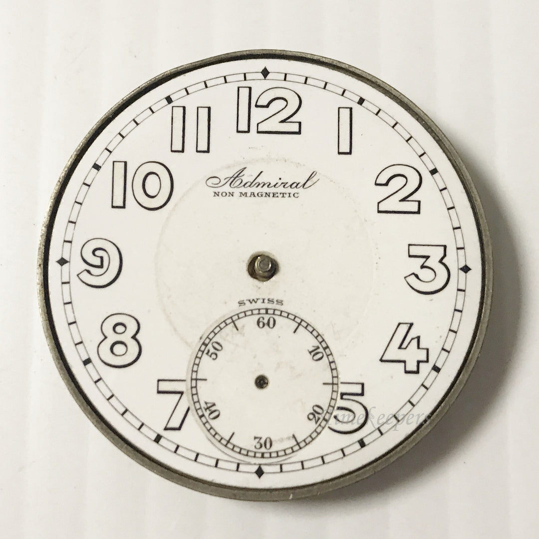 e917 Vintage Admiral Complete Wrist Watch Movement for Parts Repair