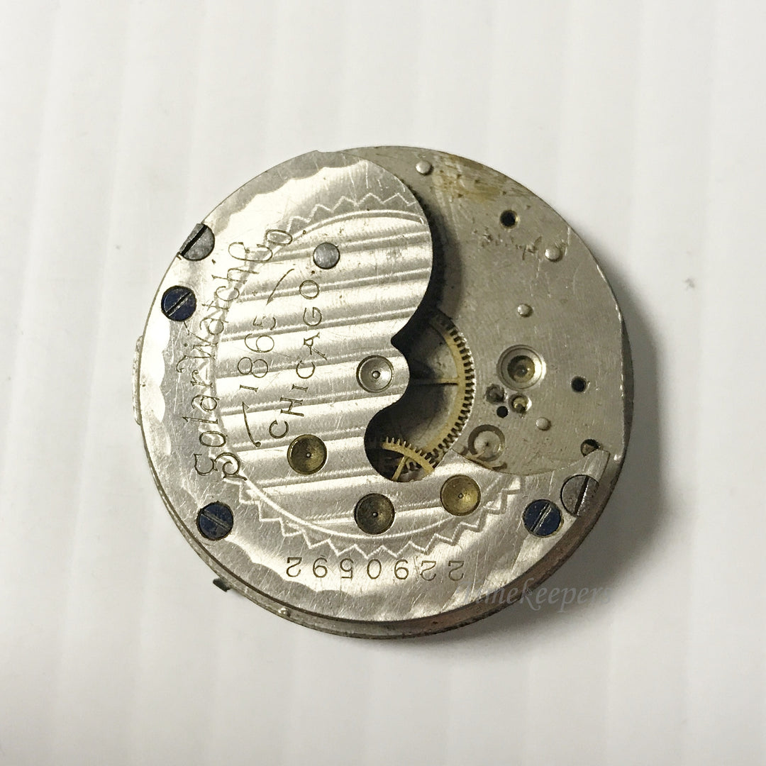 e923 Vintage Solar Watch Co Wrist Watch Movement for Parts Repair