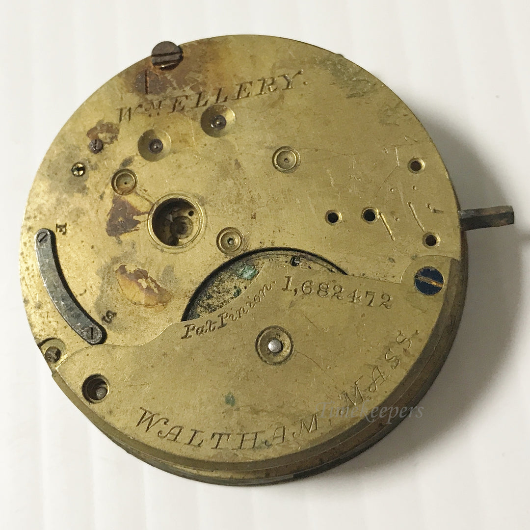e924 Vintage Waltham Watch Co Wrist Watch Movement for Parts Repair