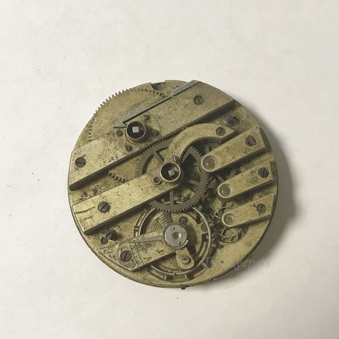 e987 Antique Watch Movement for Parts or Repair