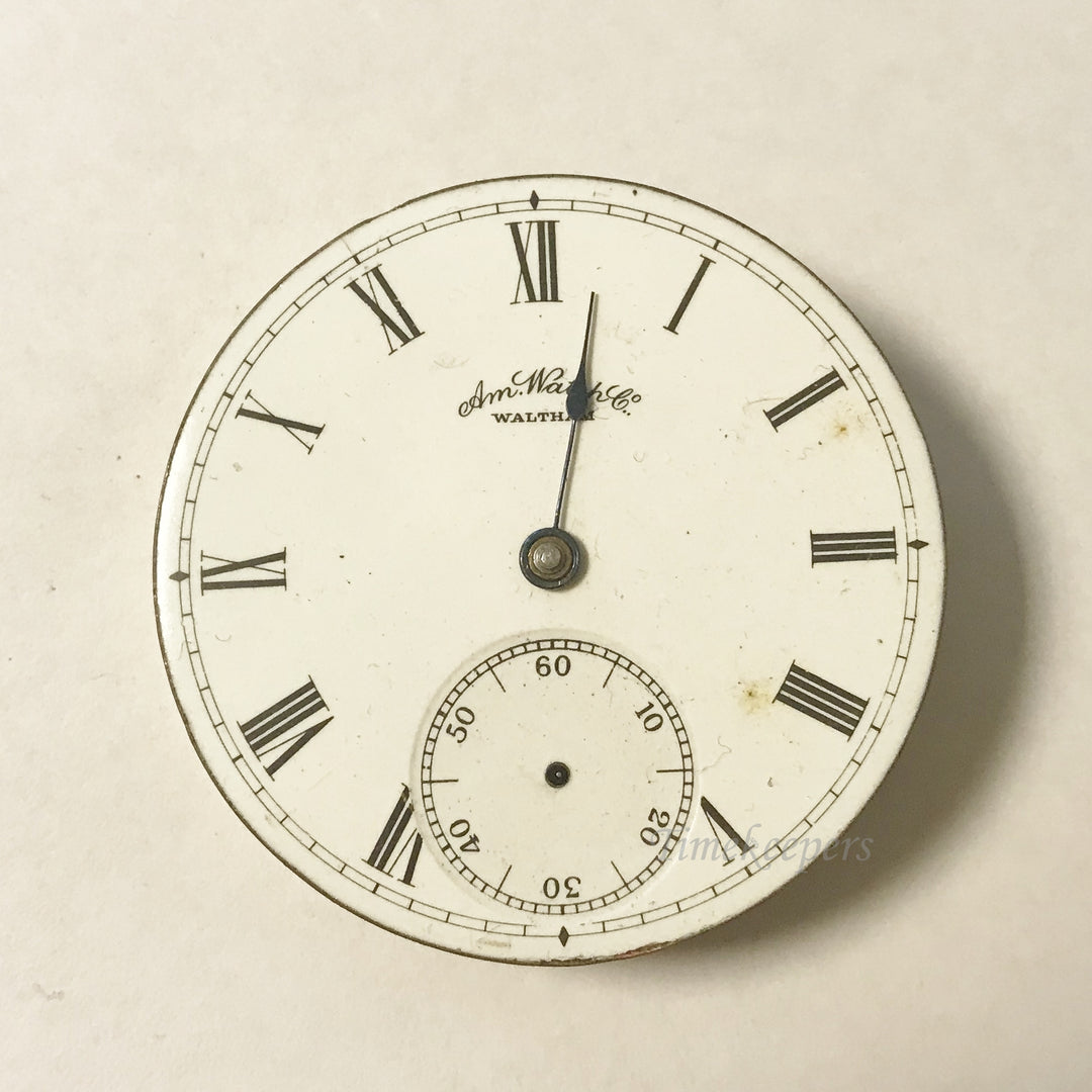 e988 Antique Waltham Watch Movement for Parts or Repair