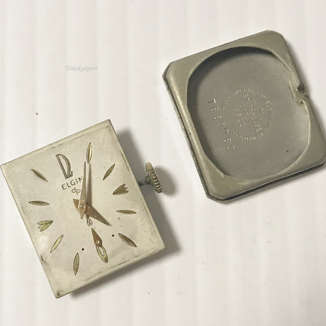f087 Vintage Elgin USA 19J Mechanical Men's Wrist Watch