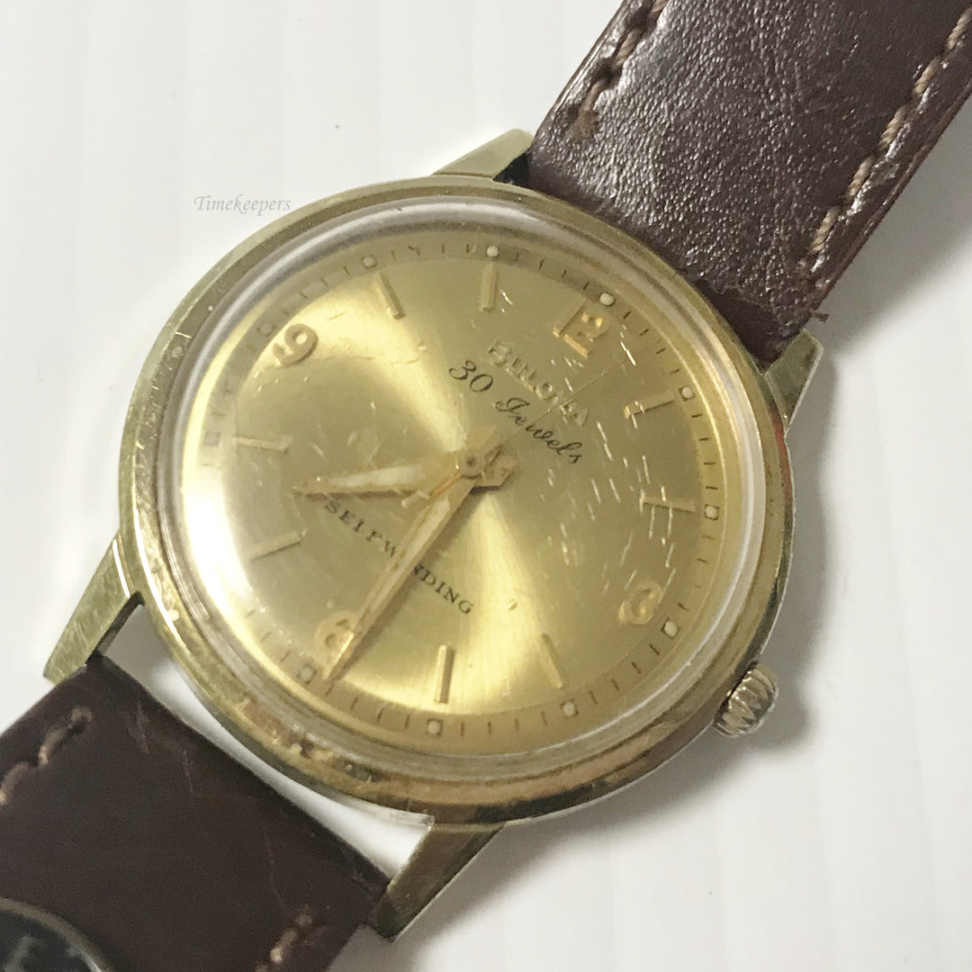 f089 Vintage Bulova USA 30J Automatic Men's Wrist Watch