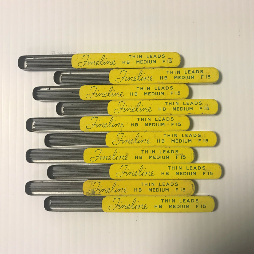f121 Vintage Collectible Sheaffer's Pencil Thin Leads HB Medium F15 lot of 10