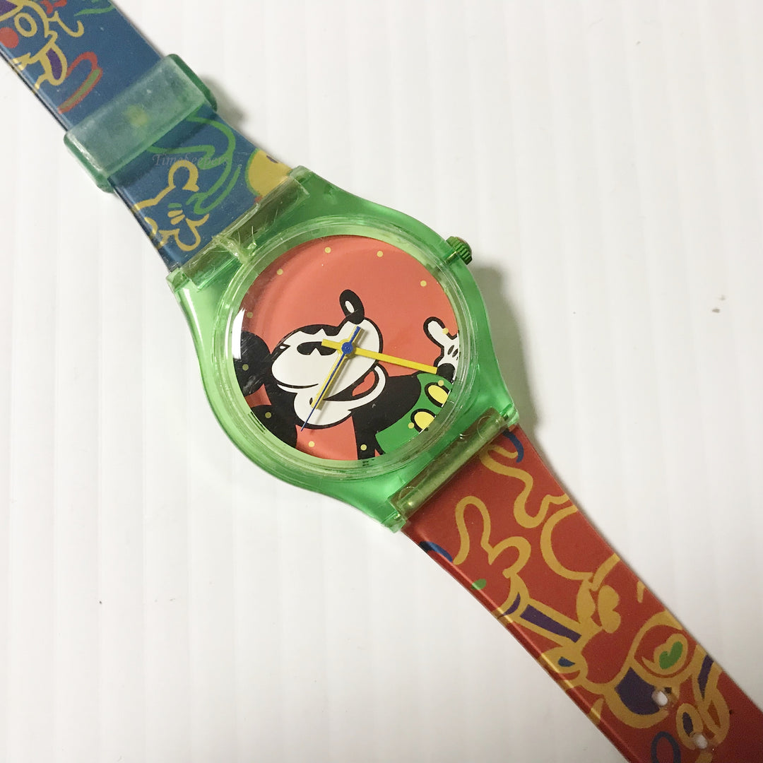 f133 NEW Vintage Limited Edition Mickey Mouse The Disney Store Wrist Watch