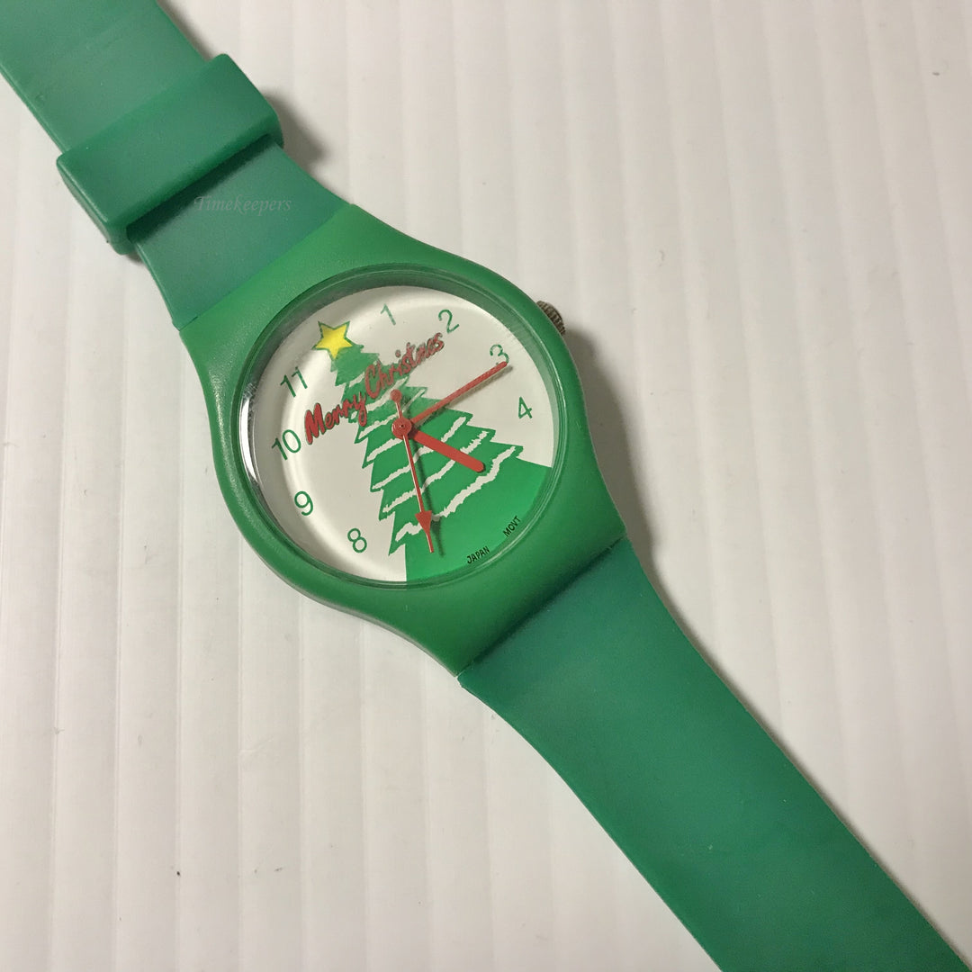 f134 NEW Vintage Limited Edition Merry Christmas Stainless Steel Wrist Watch