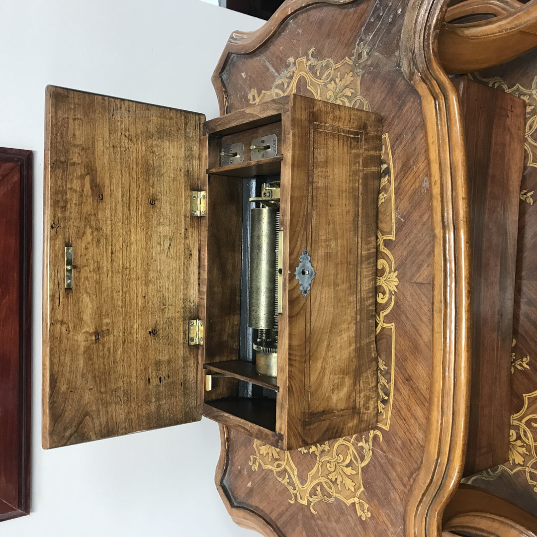 f160 Antique Original Swiss Musical Box Great Working Condition 1820s