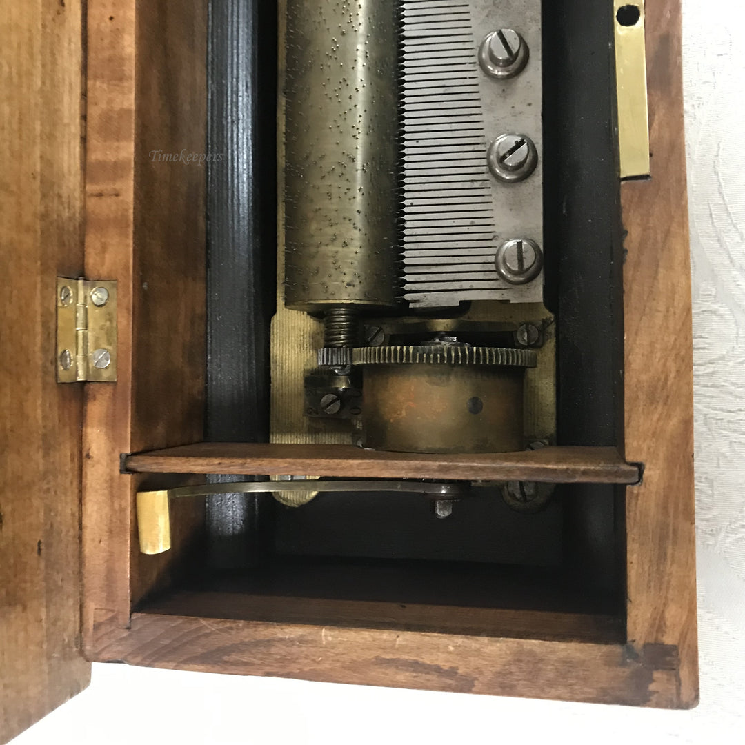 f160 Antique Original Swiss Musical Box Great Working Condition 1820s