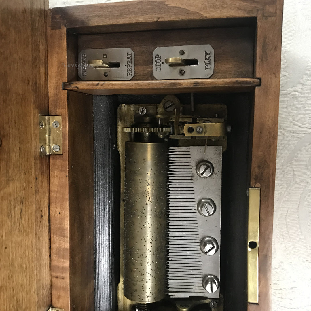 f160 Antique Original Swiss Musical Box Great Working Condition 1820s