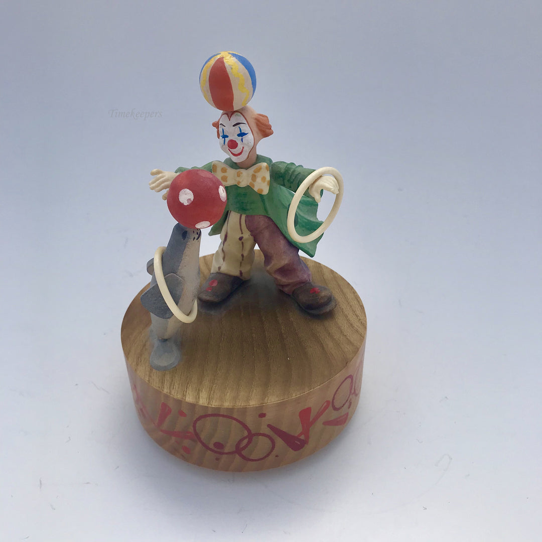 f187 Vintage Original Anri Italy "The Entertainer" Musical Box Unique Gift