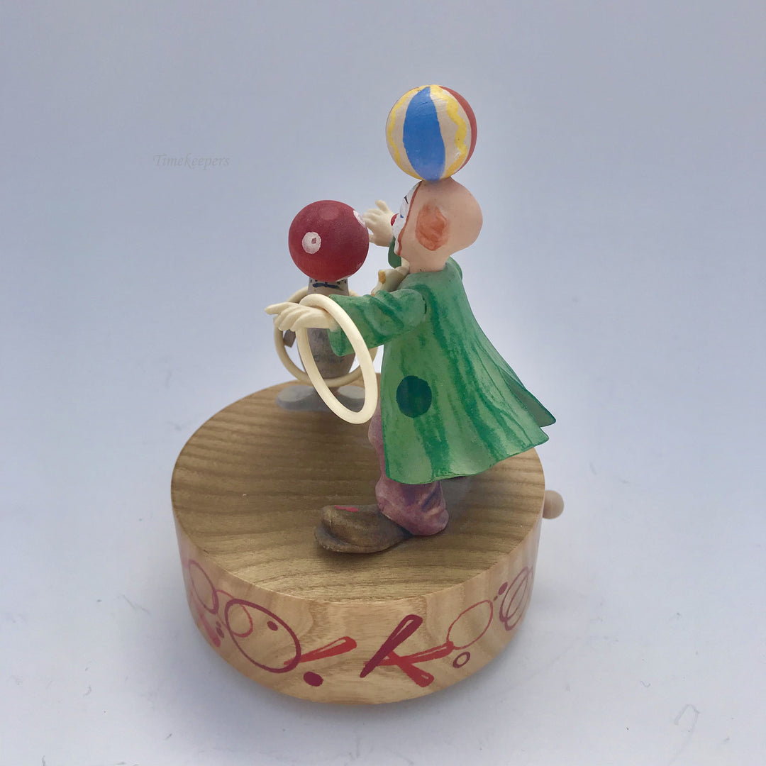 f187 Vintage Original Anri Italy "The Entertainer" Musical Box Unique Gift