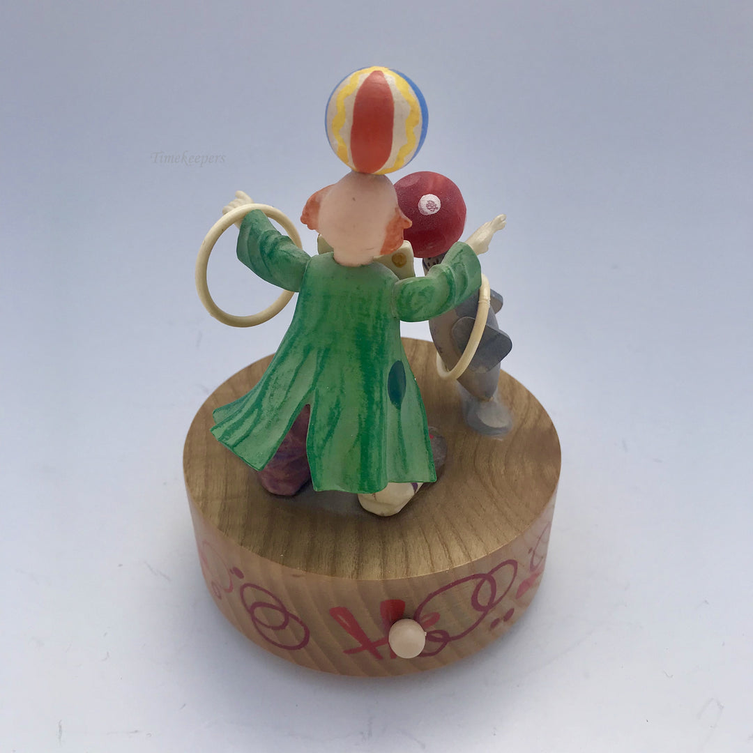 f187 Vintage Original Anri Italy "The Entertainer" Musical Box Unique Gift