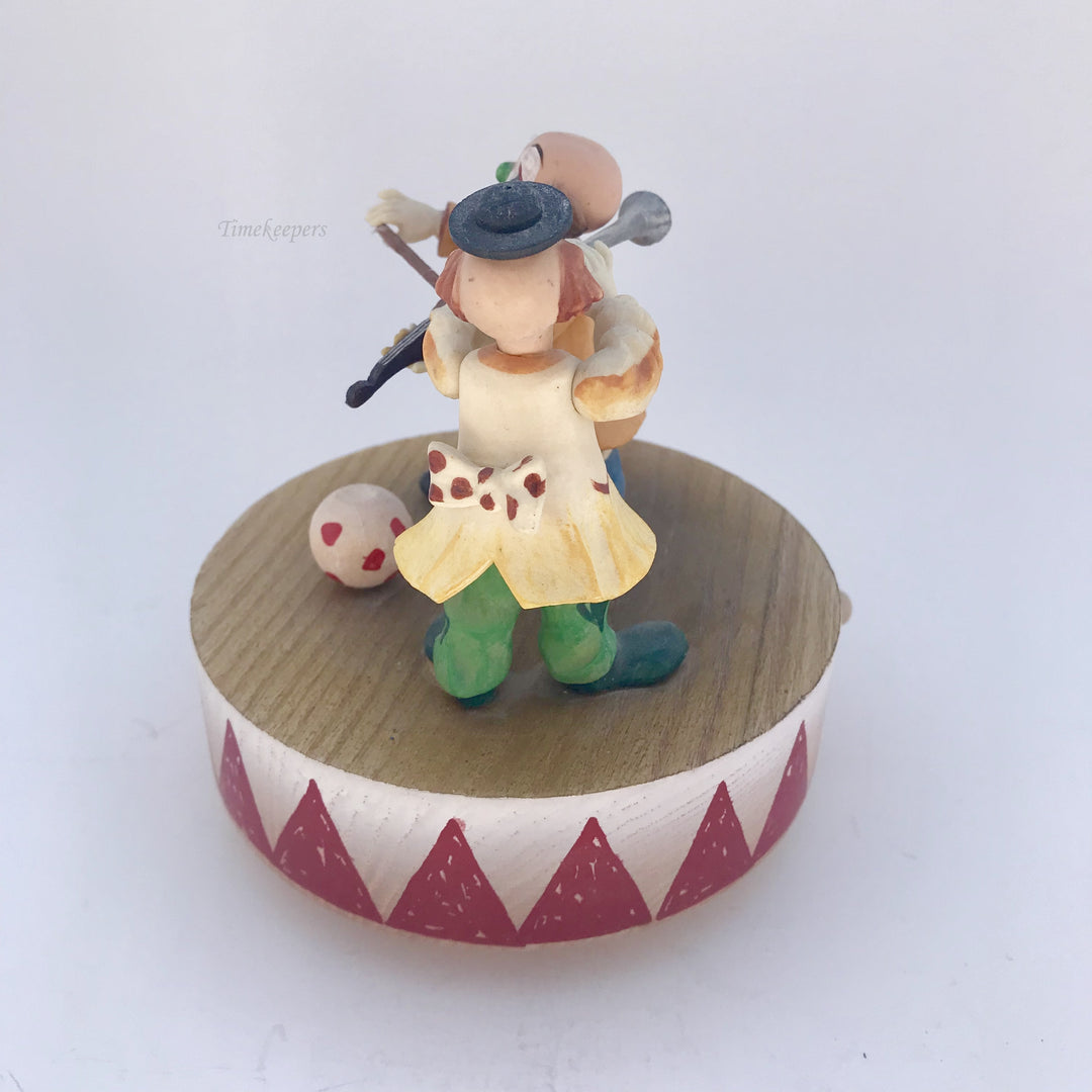 f202 Vintage Original Anri Italy "Send in the clowns" Unique Gift Musical Box