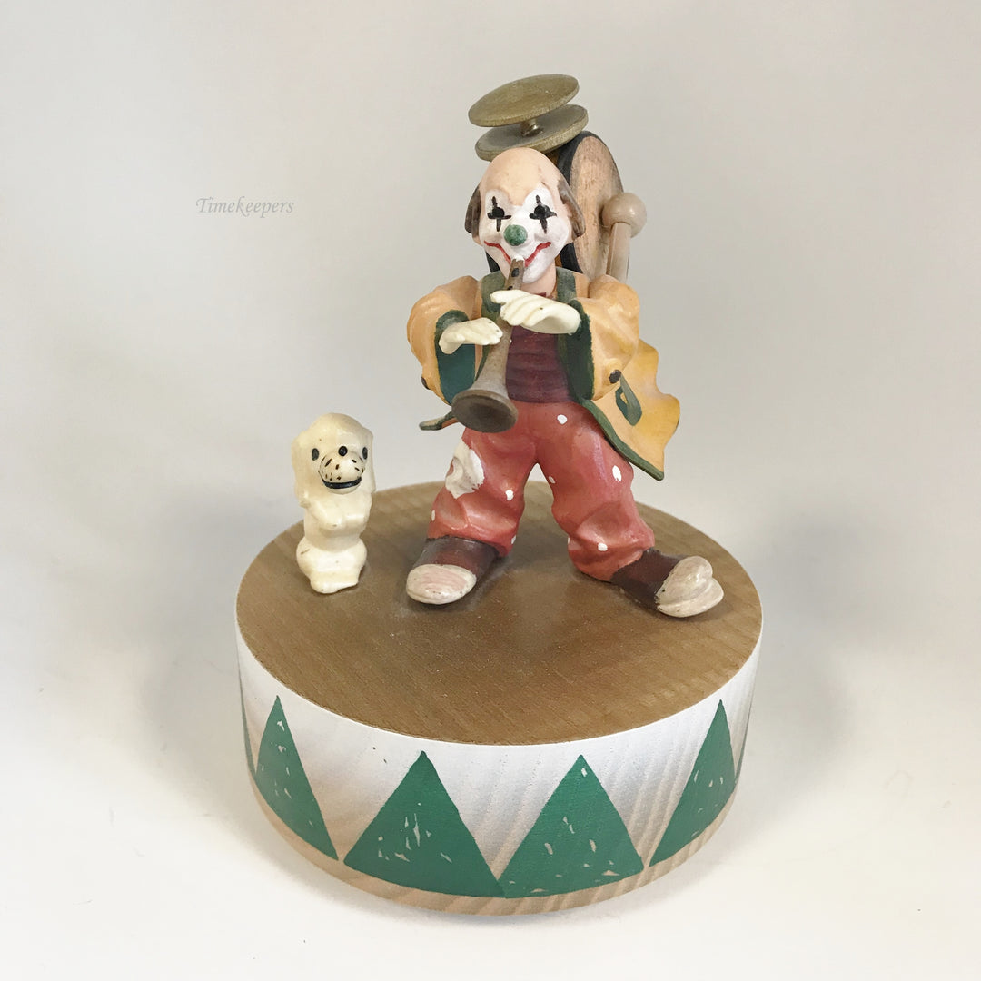 f212 Vintage Original Anri Musical Box Thorens Swiss "Send in the Clowns"
