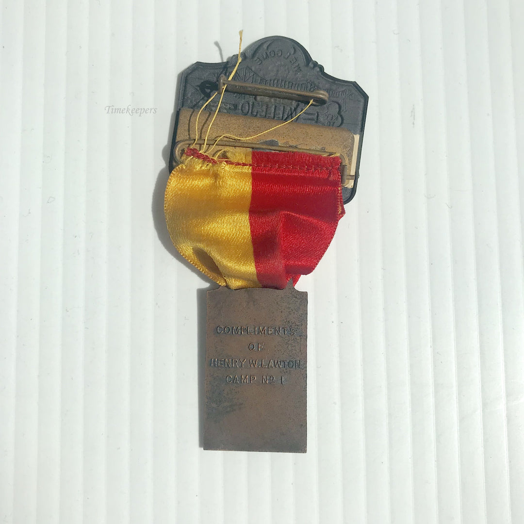 f233 Antique 1931 28th Encampment Vallejo Mare Island Navy Yard Brooch Pin