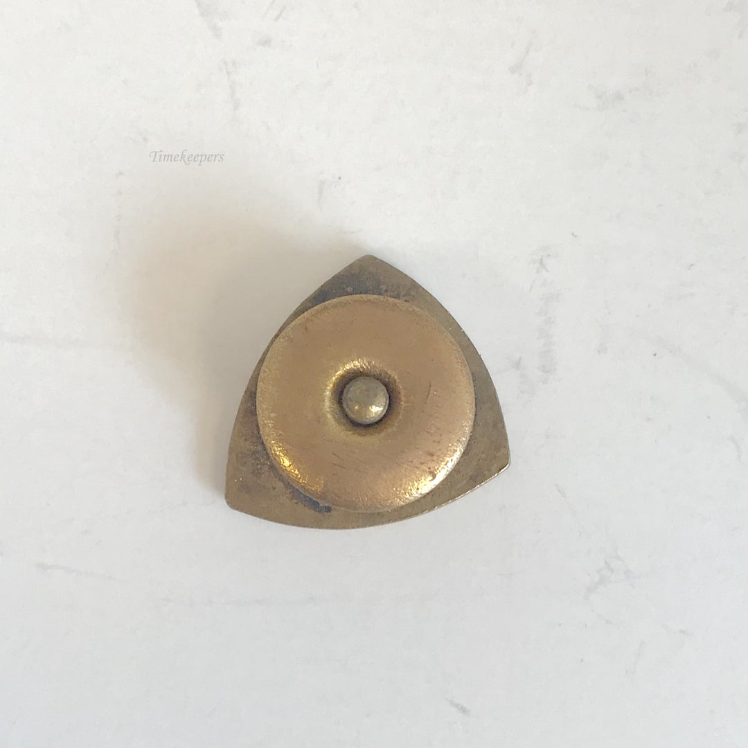 f234 Antique Meritorious Civilian Service USN 10K Gold Filled Sterling Lapel Pin