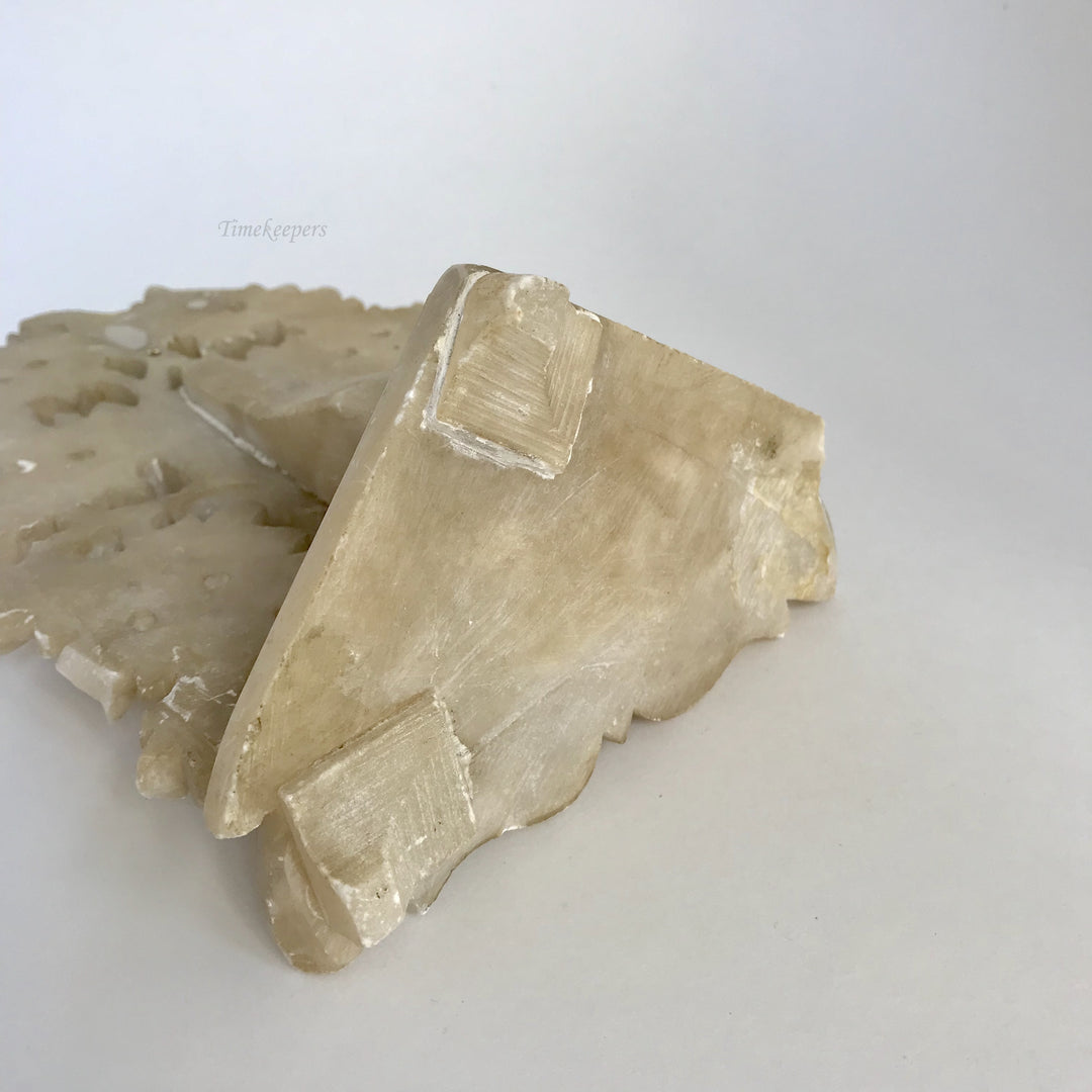 f298 Vintage Pocket Watch Holder Stand Case Collectible Marble