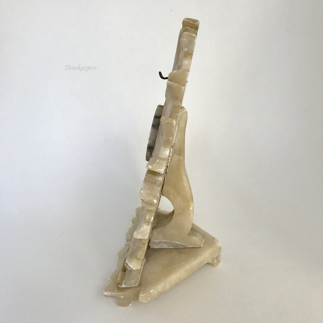 f298 Vintage Pocket Watch Holder Stand Case Collectible Marble