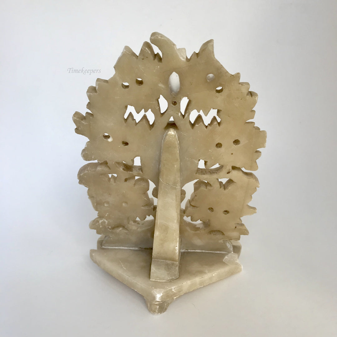 f298 Vintage Pocket Watch Holder Stand Case Collectible Marble