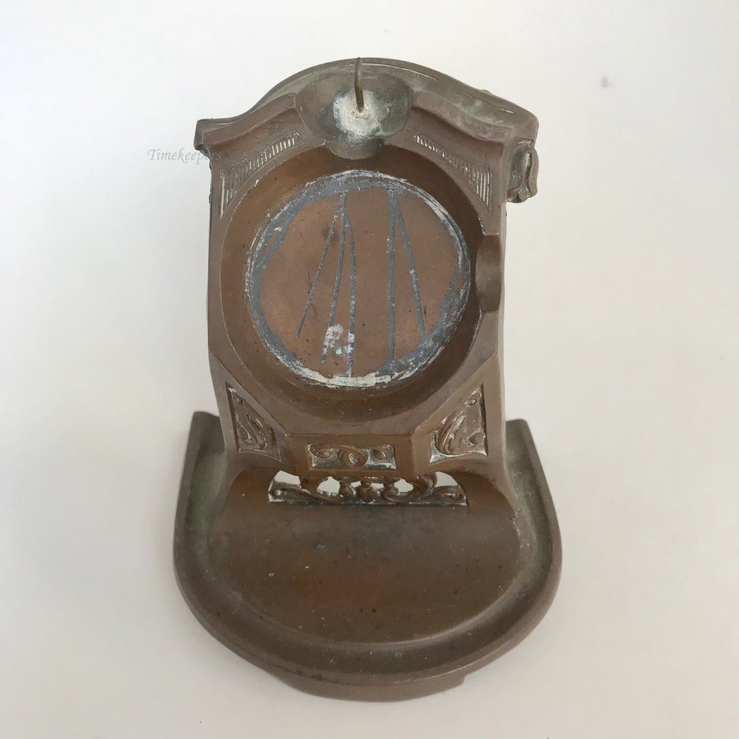 f304 Vintage Pocket Watch Jewelry Holder Stand Case Collectible Bronze