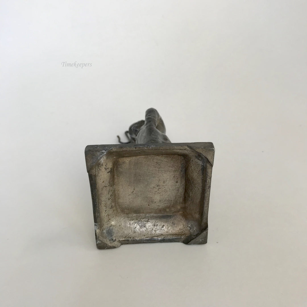 f306 Vintage Pocket Watch Jewelry Holder Stand Case Collectible Bronze