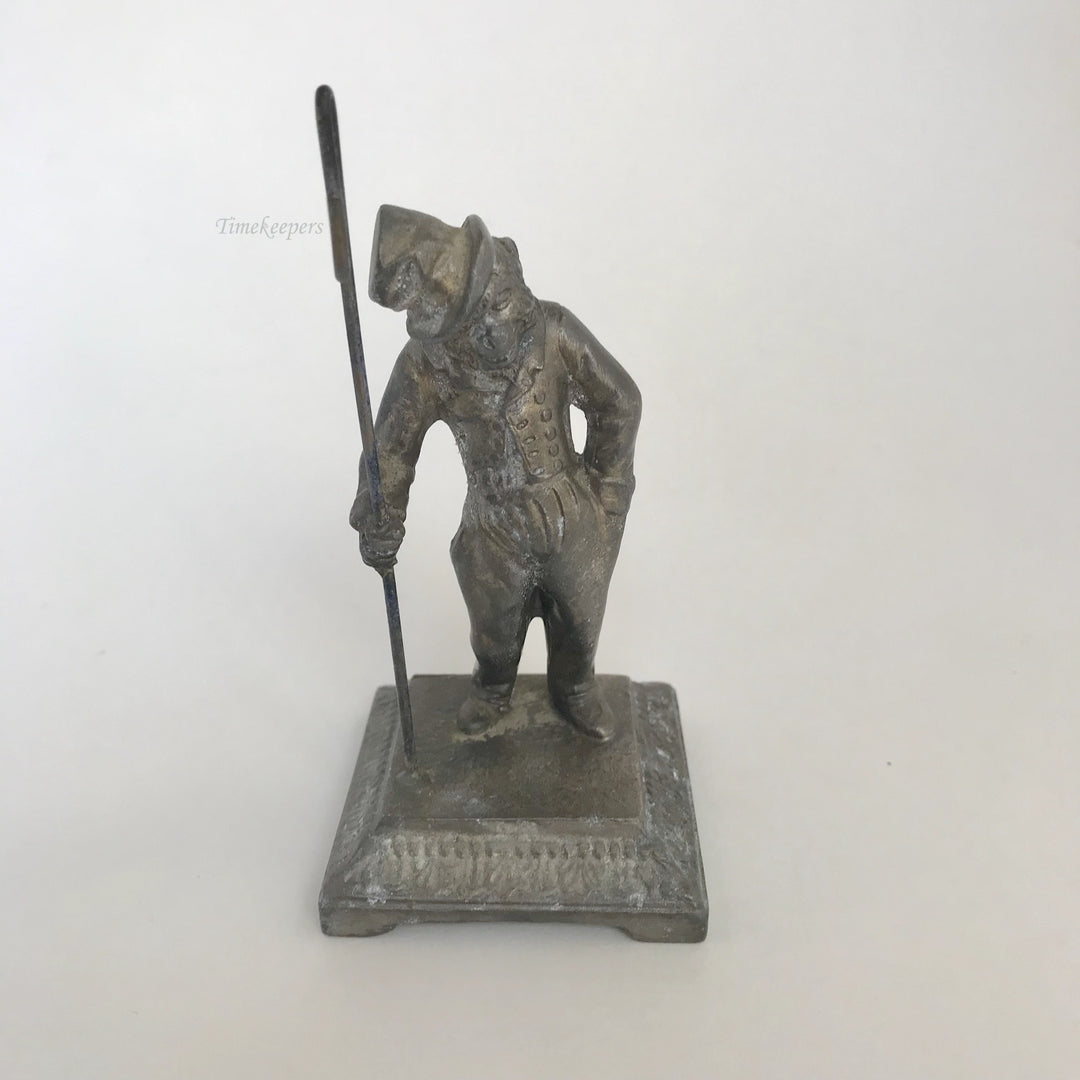 f306 Vintage Pocket Watch Jewelry Holder Stand Case Collectible Bronze