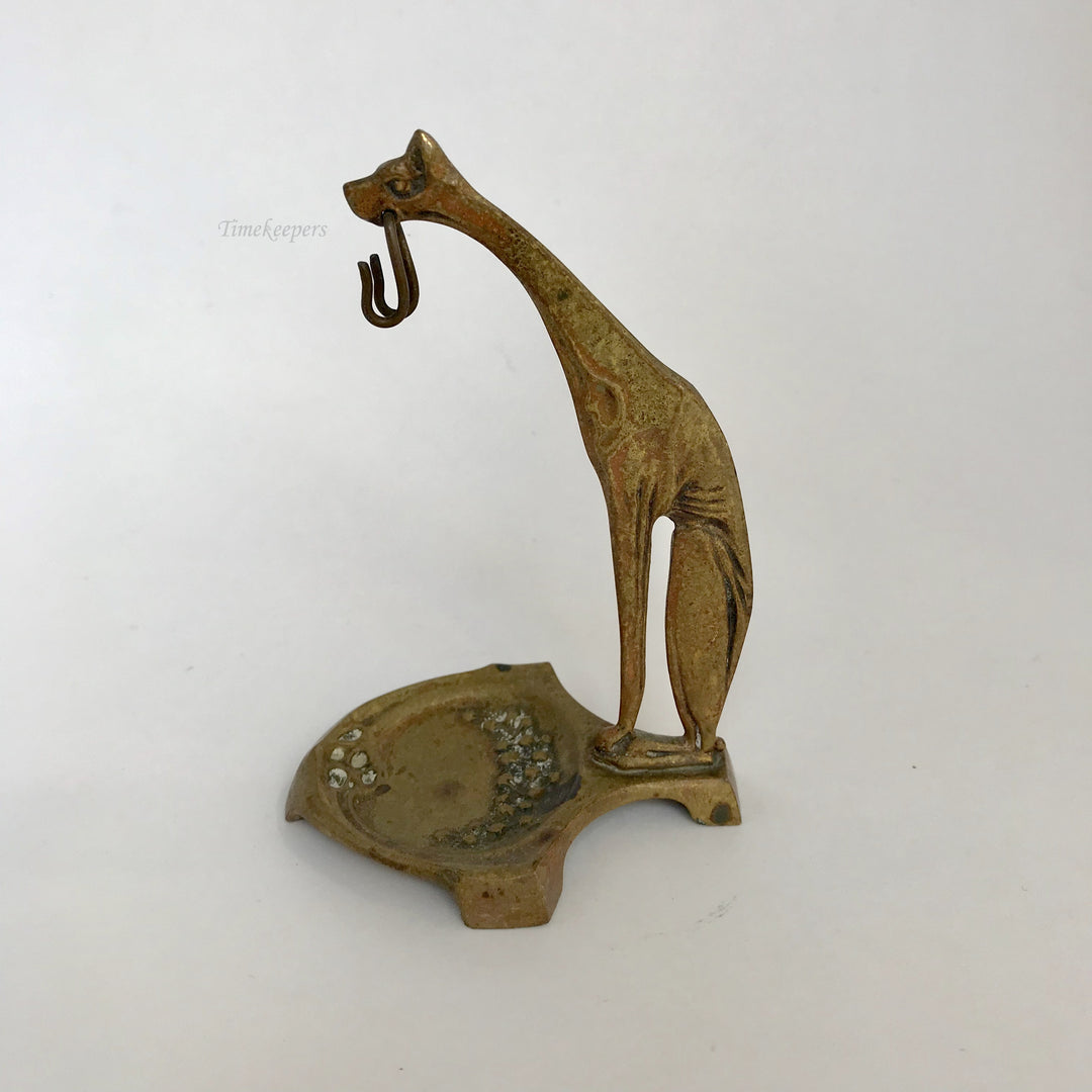 f308 Vintage Pocket Watch Jewelry Holder Stand Case Collectible