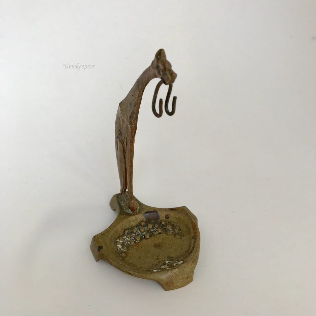 f308 Vintage Pocket Watch Jewelry Holder Stand Case Collectible