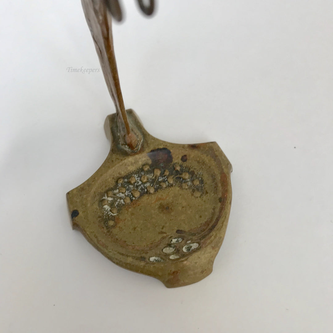 f308 Vintage Pocket Watch Jewelry Holder Stand Case Collectible