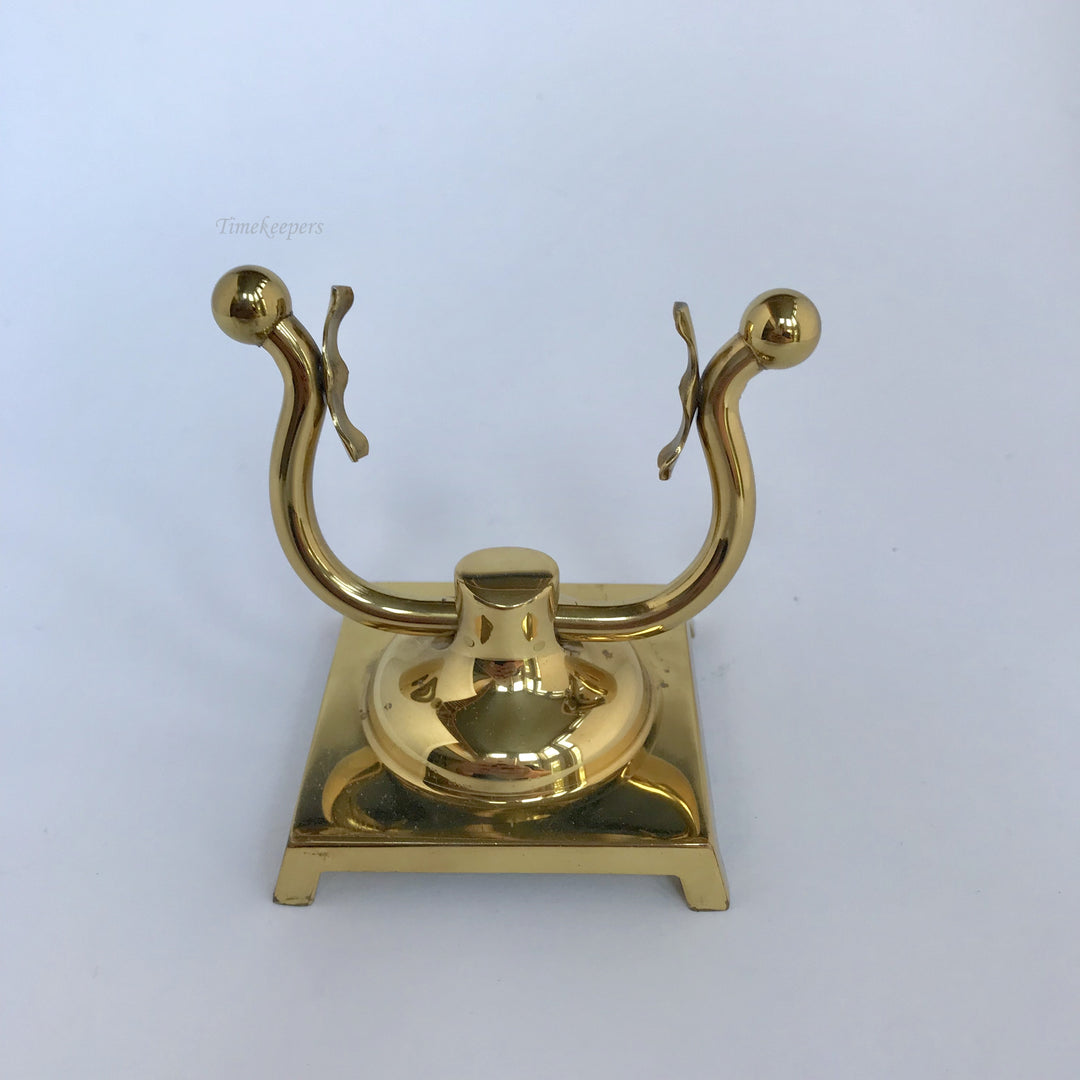 f311 Vintage Pocket Watch Holder Stand Case Collectible Brass