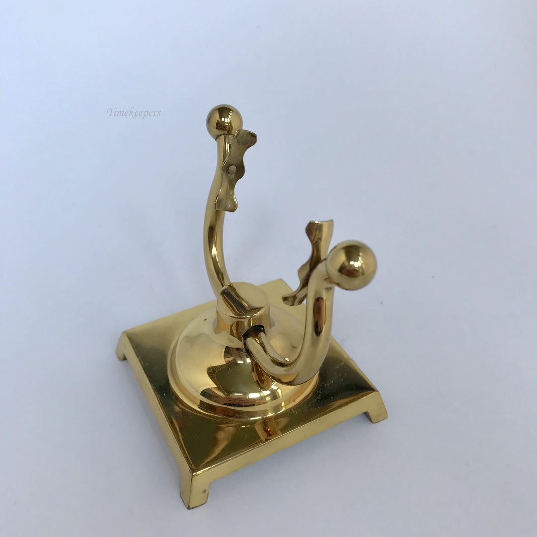 f311 Vintage Pocket Watch Holder Stand Case Collectible Brass