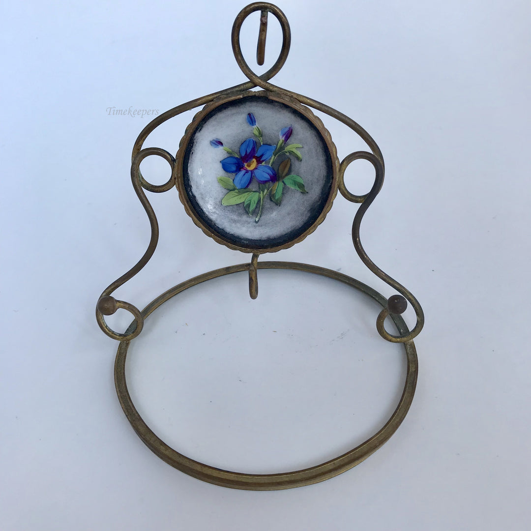 f314 Vintage Pocket Watch Holder Stand Case Collectible