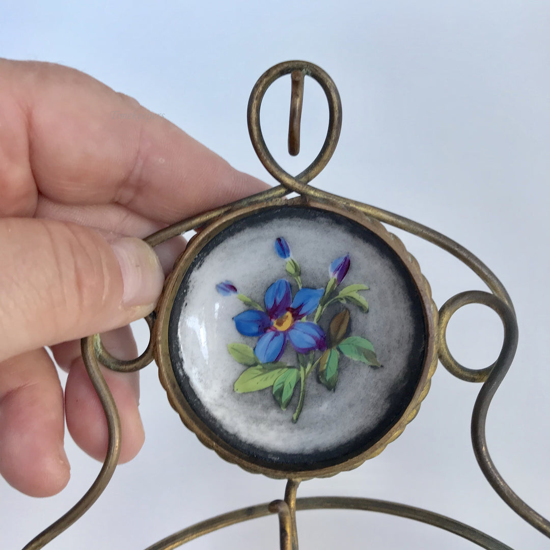 f314 Vintage Pocket Watch Holder Stand Case Collectible