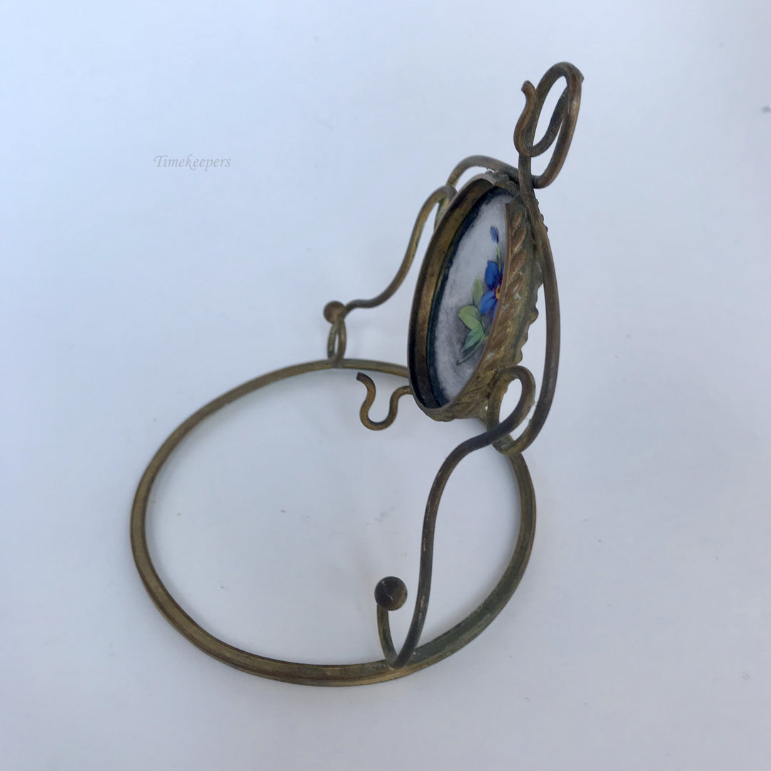 f314 Vintage Pocket Watch Holder Stand Case Collectible