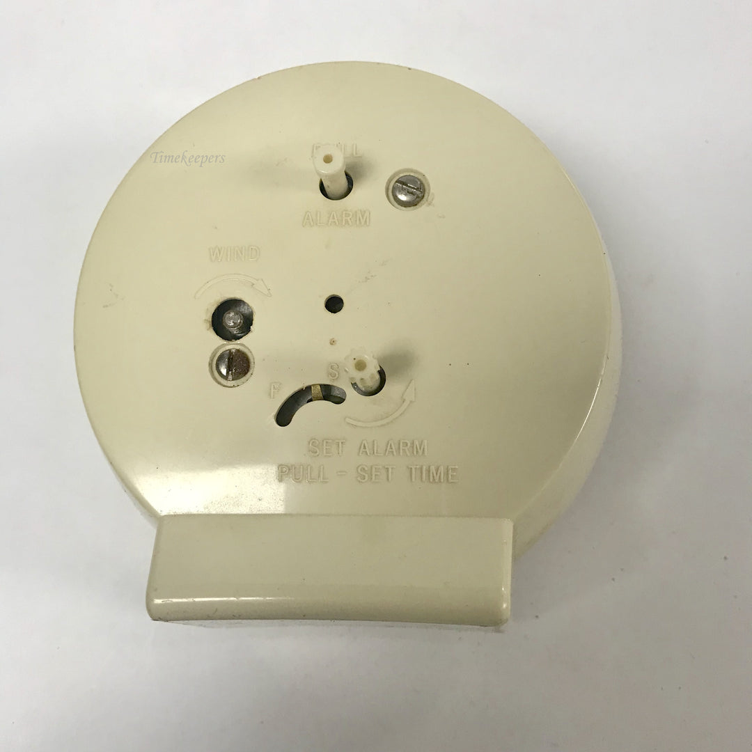 f340 Vintage Annie Wind Up Working Pull Alarm Clock 1980s