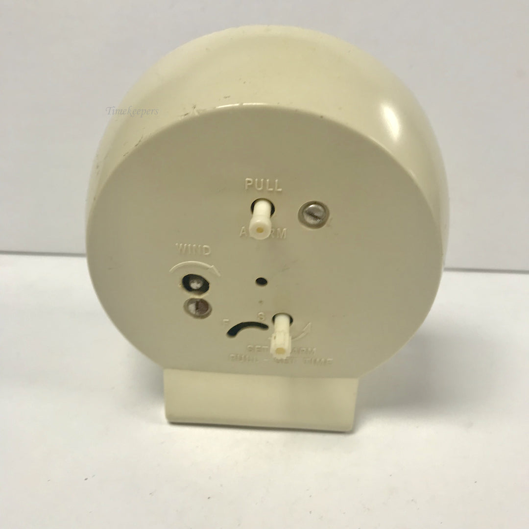 f340 Vintage Annie Wind Up Working Pull Alarm Clock 1980s