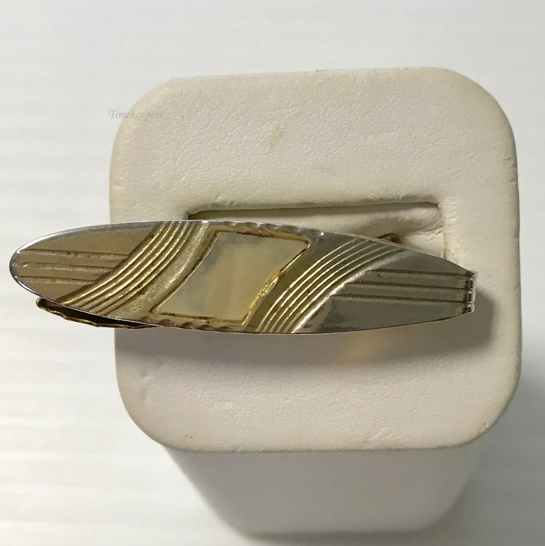 f360 Vintage Gold Tone Men's Tie Clip Clasp