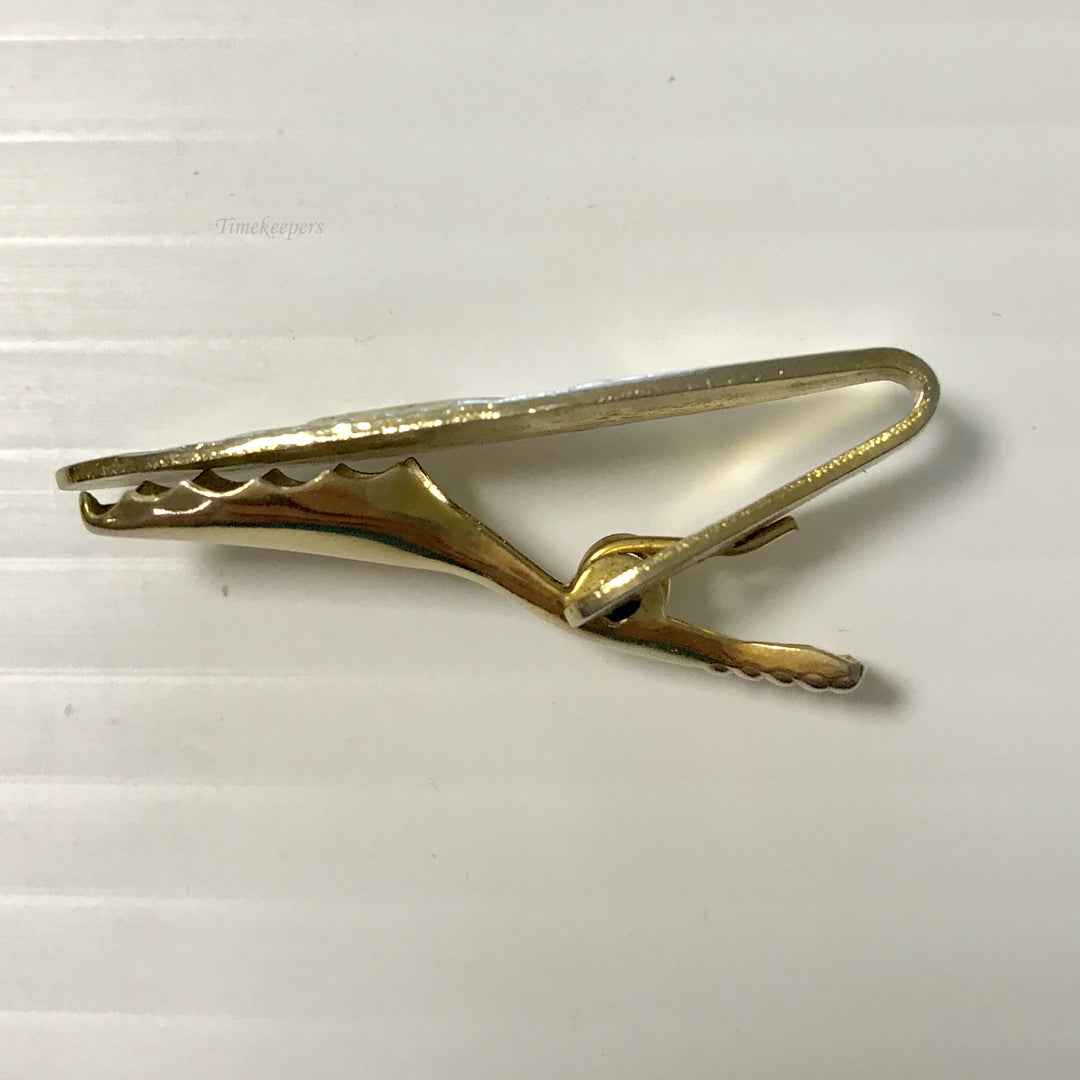 f360 Vintage Gold Tone Men's Tie Clip Clasp