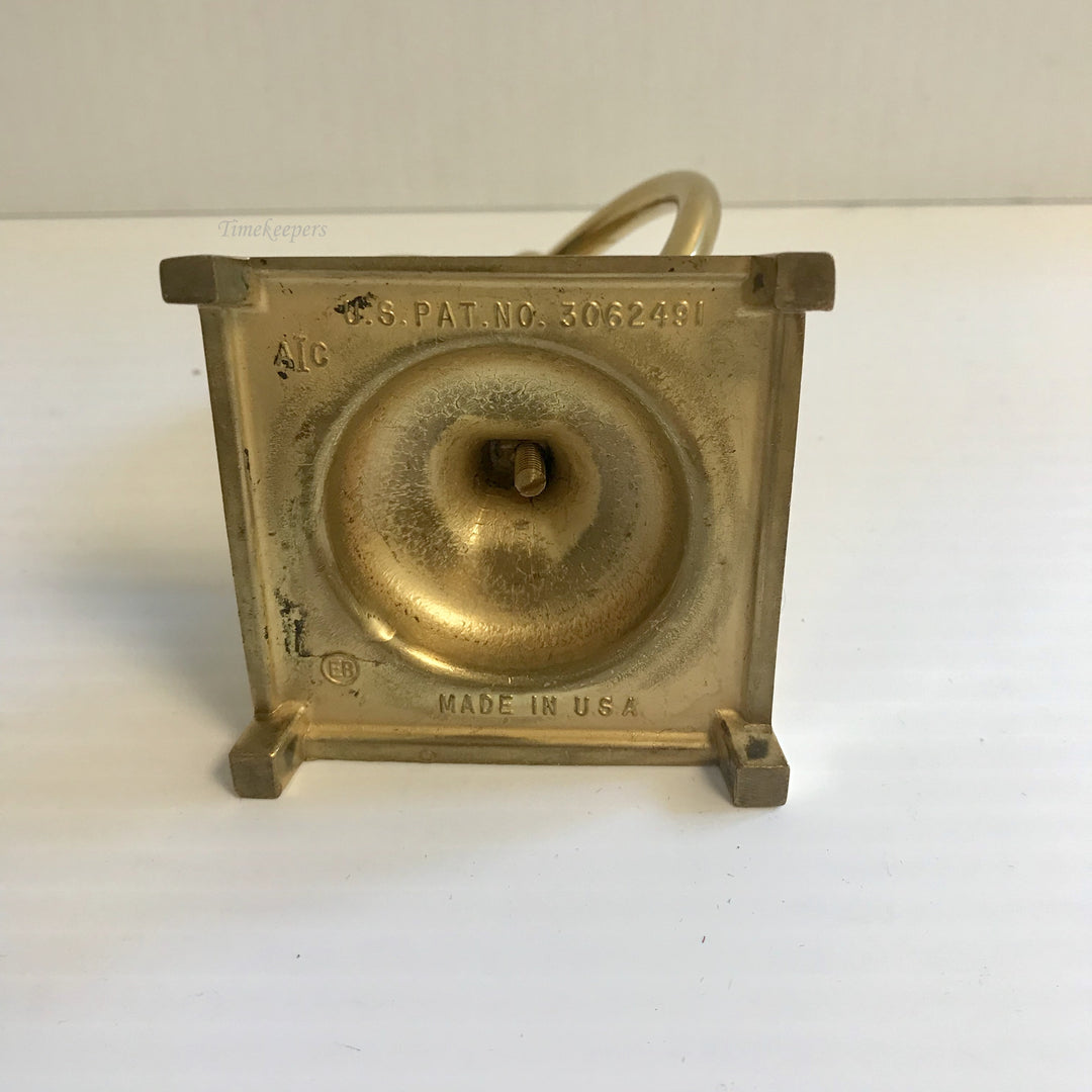 f406 Vintage Gold Tone Picture Frame Holder Stand Collectible Display