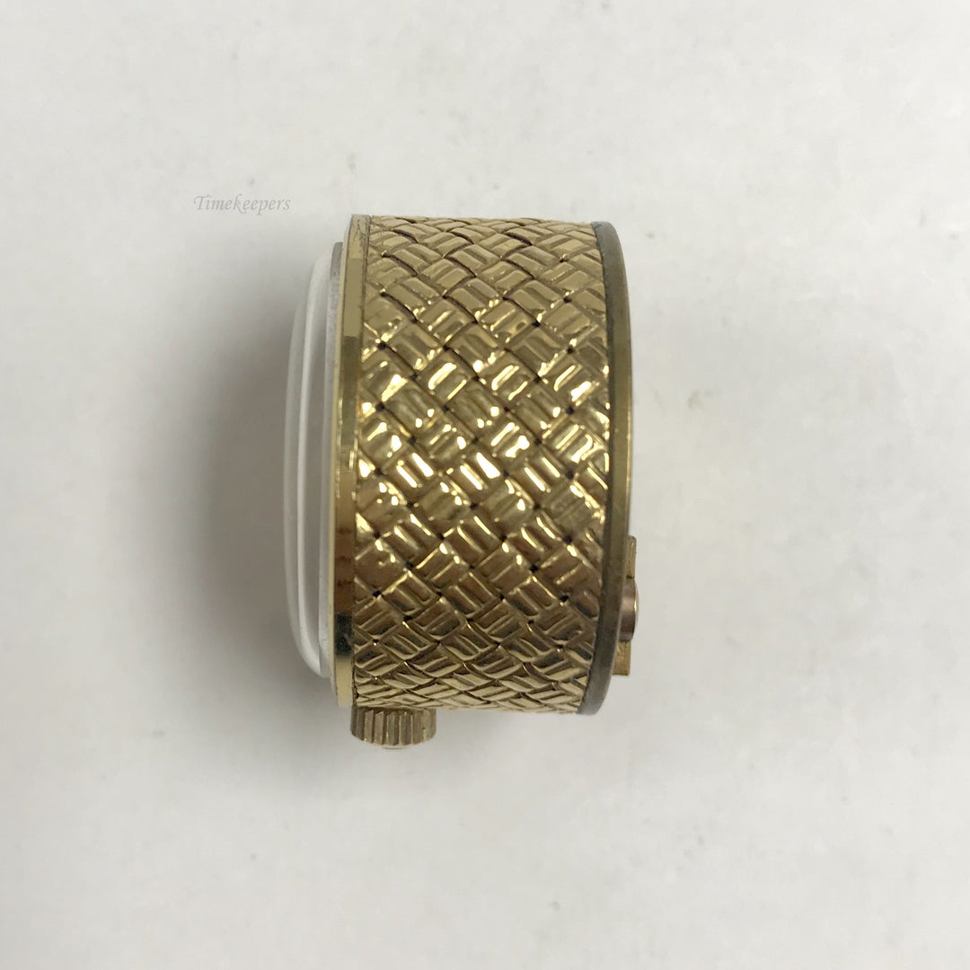 f421 Vintage Bueche Girod Swiss Miniature Travel Music Alarm Clock