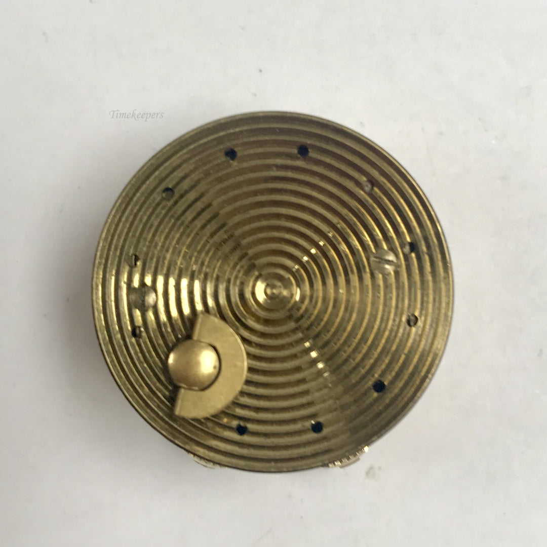 f421 Vintage Bueche Girod Swiss Miniature Travel Music Alarm Clock