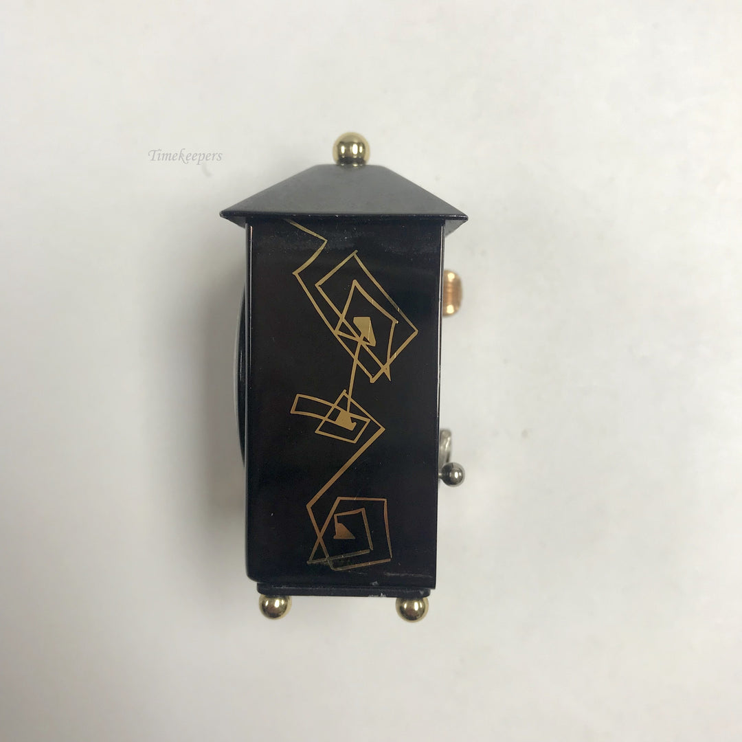 f422 Vintage Dream-Tone  ST-BLAISE Travel Miniature Music Alarm Clock