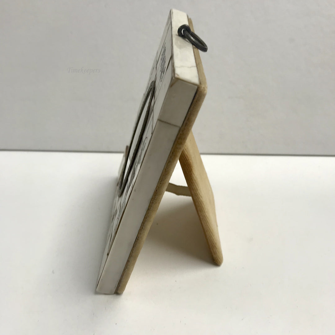 f434 Vintage Ornamental Framed French Miniature Portrait Aristocratic Lady