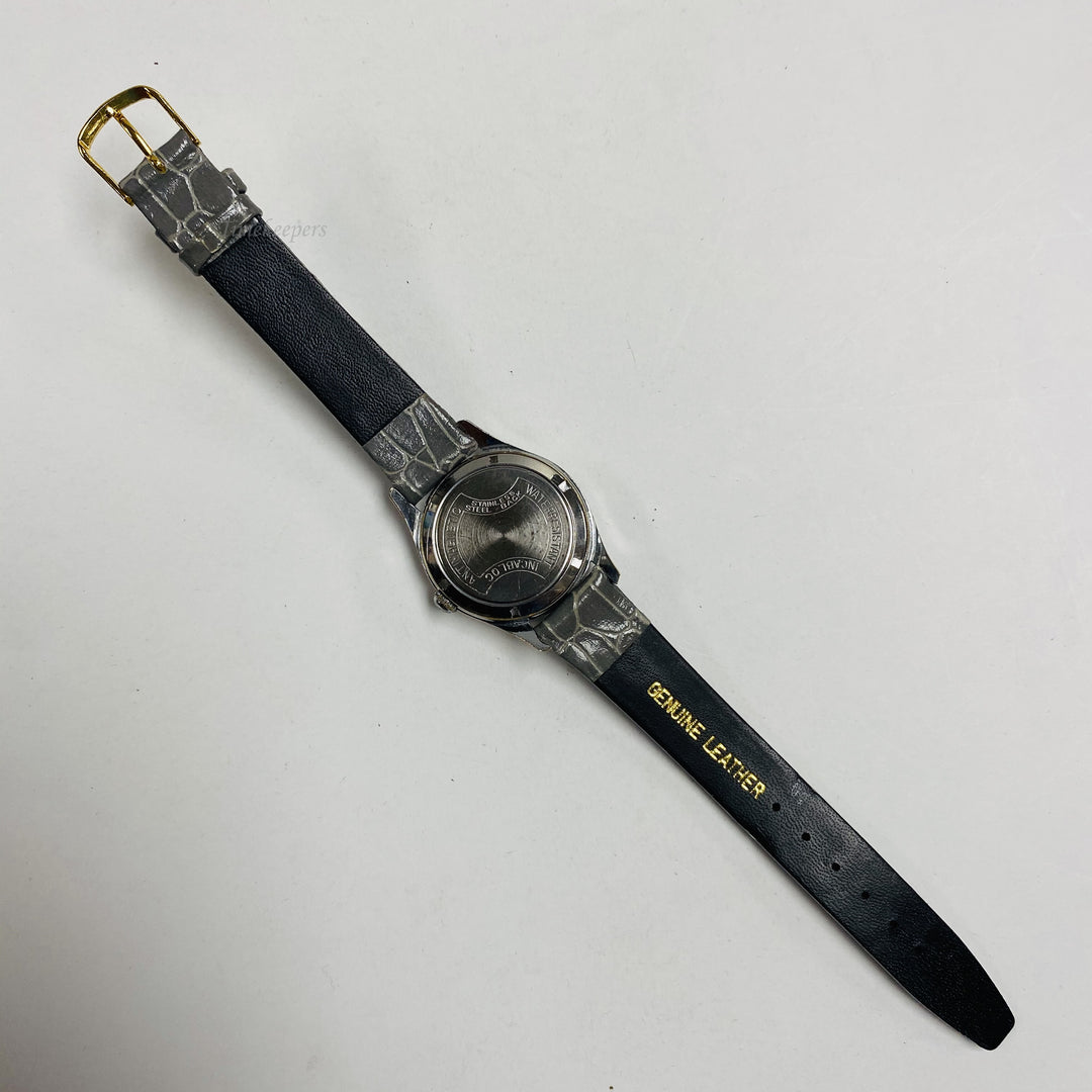 f440 Vintage Elmont Incabloc Swiss Mechanical Men's Wrist Watch Silver Tone 17J