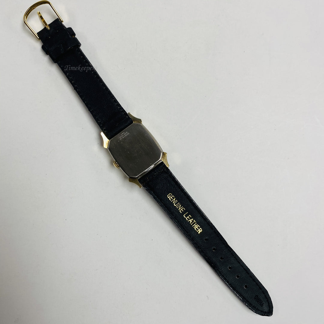 f446 Vintage Wittnauer Swiss Mechanical Men's Wrist Watch Gold Tone 17J 10K GF