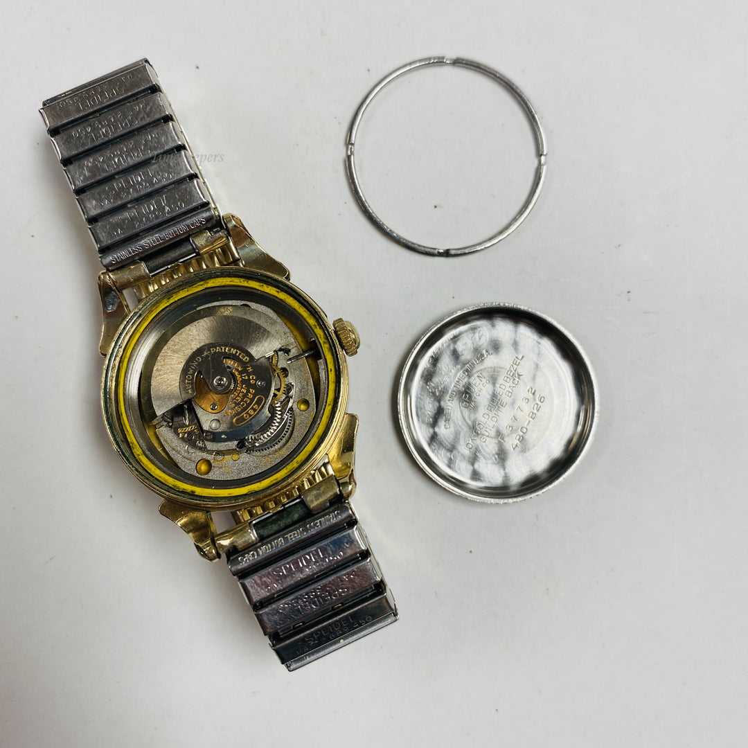 f453 Vintage Gruen Precision Swiss Made Men's Wrist Watch Gold Tone 17J