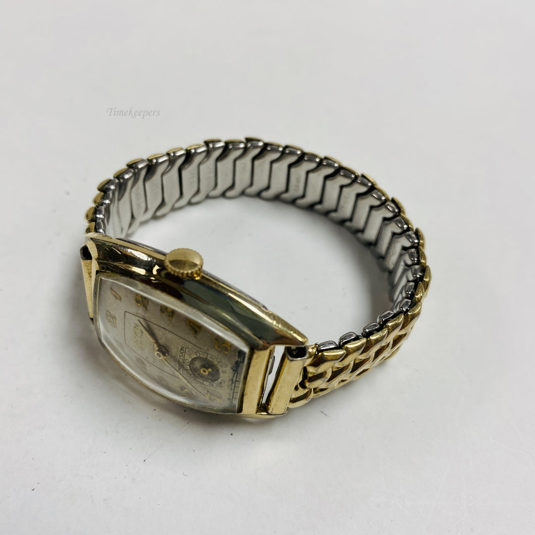 f457 Vintage Gruen Veri-Thin Swiss Mechanical Men's Wrist Watch Gold Tone 17J