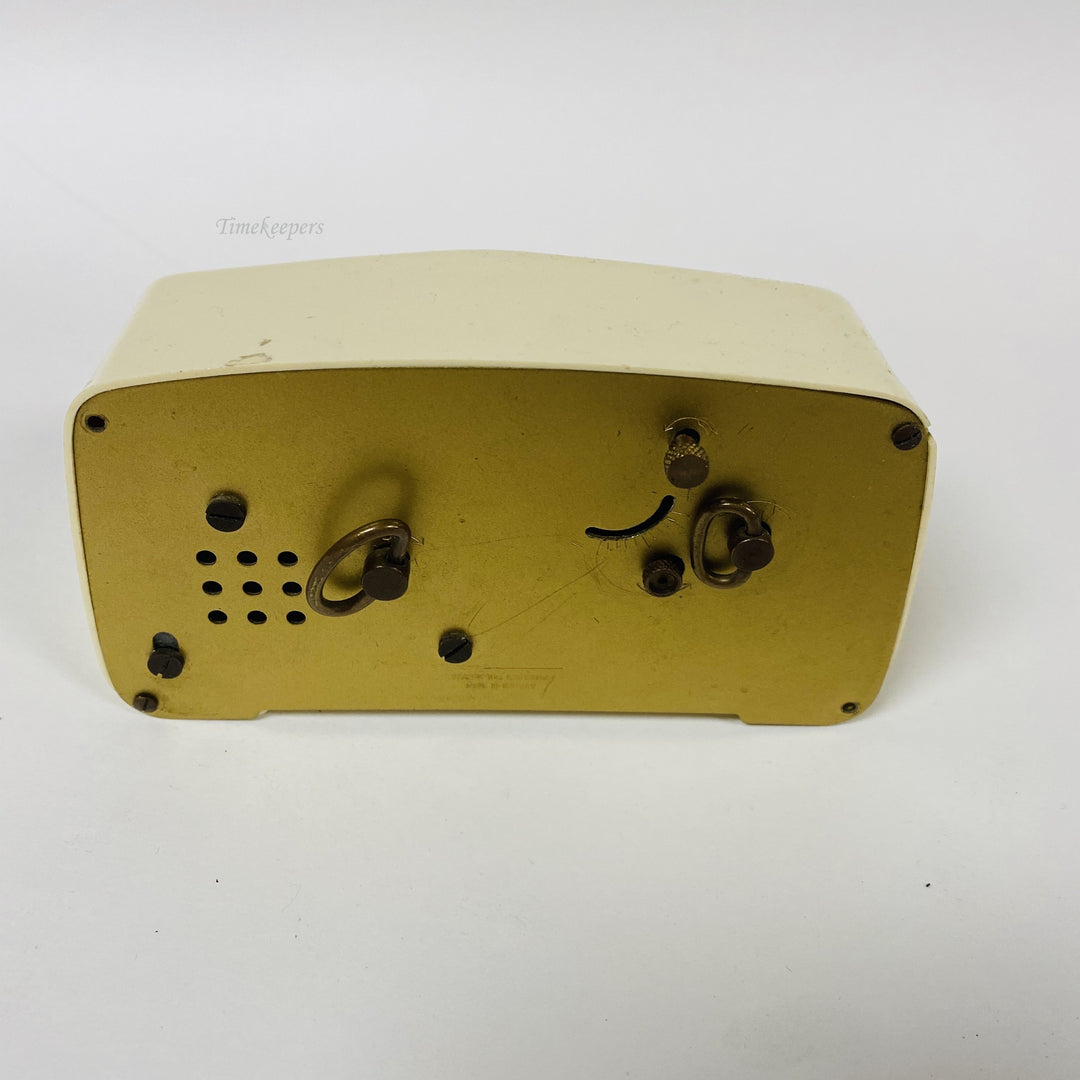 f470 Vintage Bradley Musical Alarm Mantel Standing Clock Made in Germany