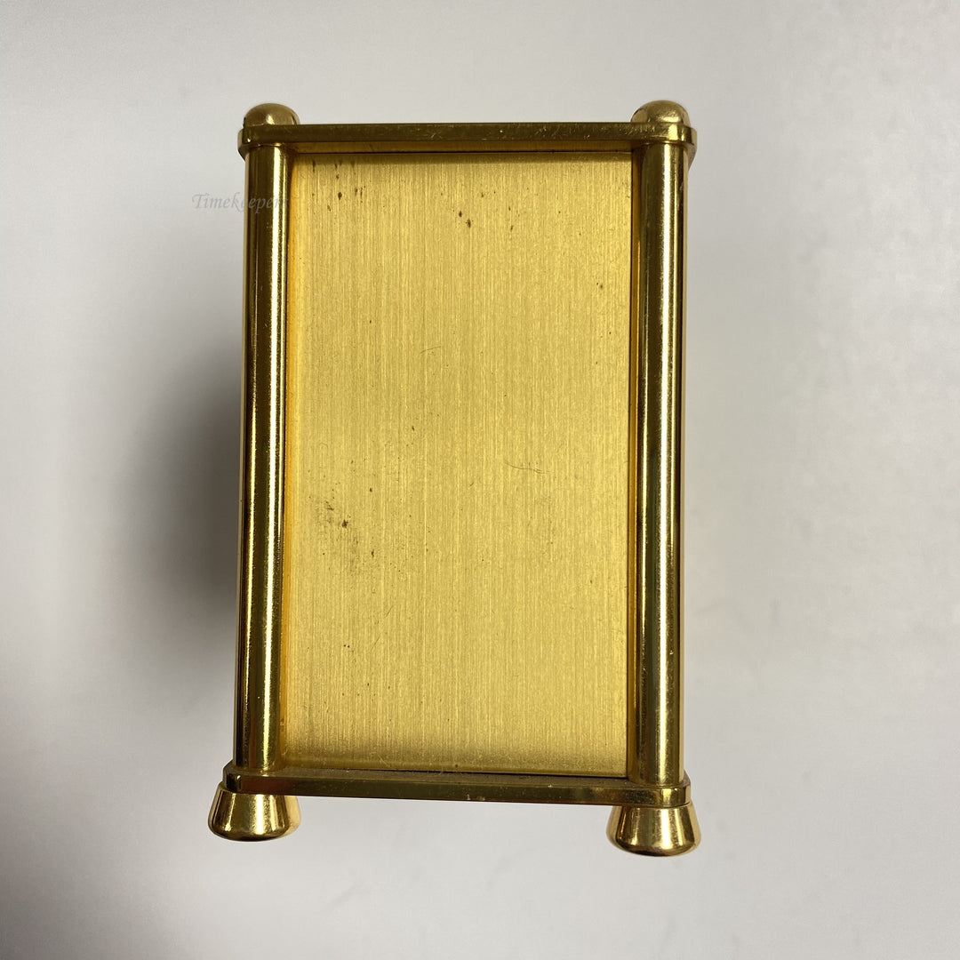 f494 Vintage Bucherer Swiss Made Shelf Alarm Clock Lara's Theme Doctor Zhivago