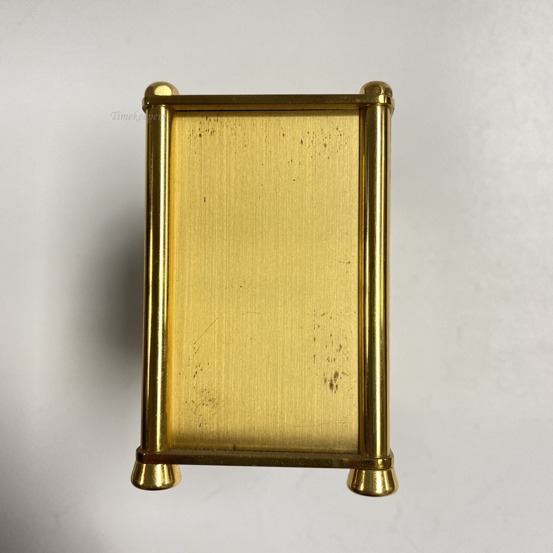 f494 Vintage Bucherer Swiss Made Shelf Alarm Clock Lara's Theme Doctor Zhivago